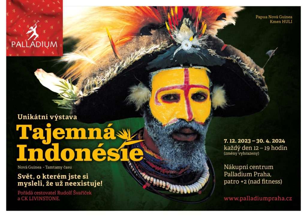 Palladium: Připomíná exotickou cestovatelskou výstavu „Tajemná Indonésie“, která bude přístupná až do konce dubna