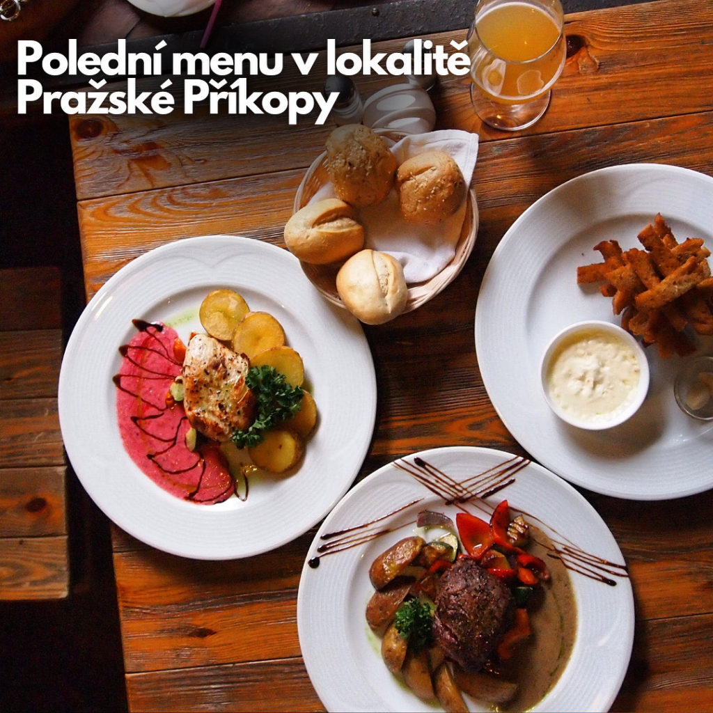 Polední menu v lokalitě Pražské Příkopy najdete každý všední den u nás na portálu