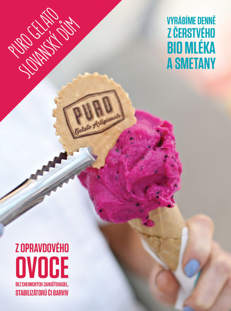 Dokonalá zmrzlina v centru Prahy: PURO Gelato Slovanský dům