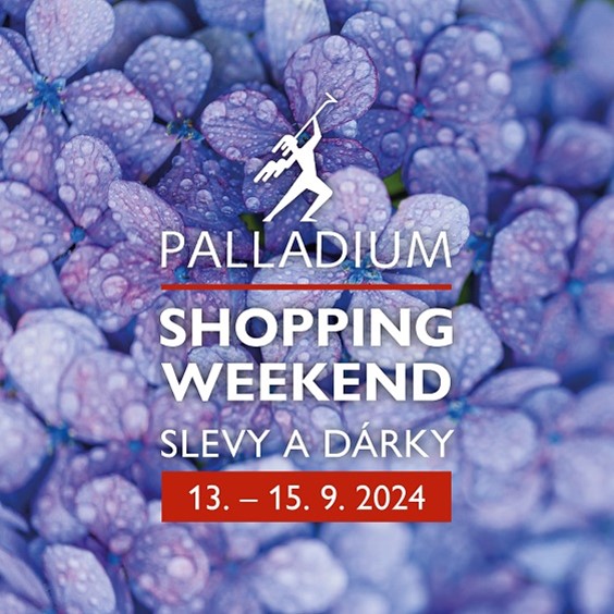 Největší nákupní akce podzimu - Palladium Shopping Weekend 13.-15.9.2024