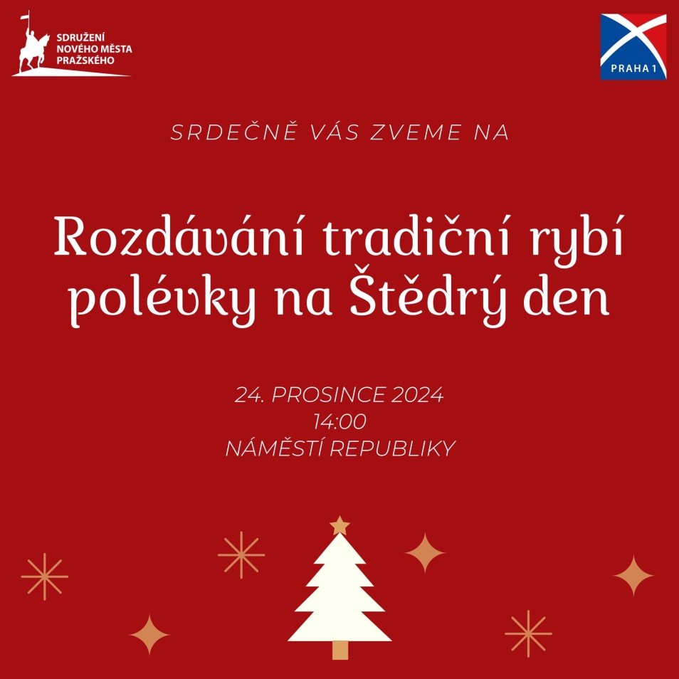 Tradice pokračuje! Přijďte na tradiční rybí polévku na Václavských Vánocích na náměstí Republiky před obchodním centrem Palladium